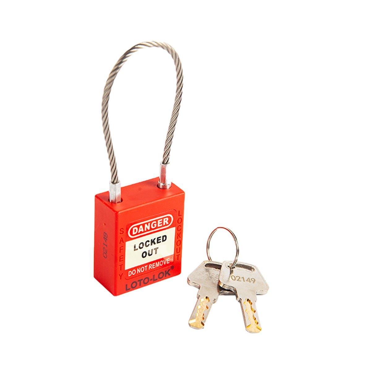 LOTO WSP-KDR175MM Kırmızı Asma Kilit