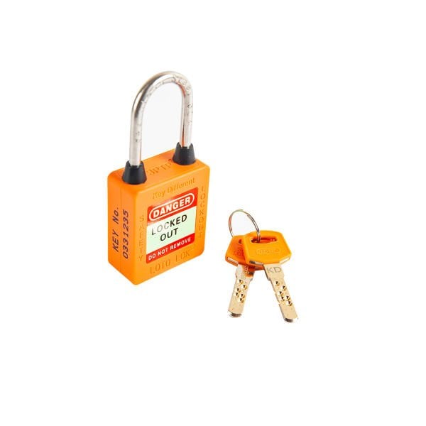 LOTO 3PTPOKDR40 Key Different Turuncu Asma Kilit