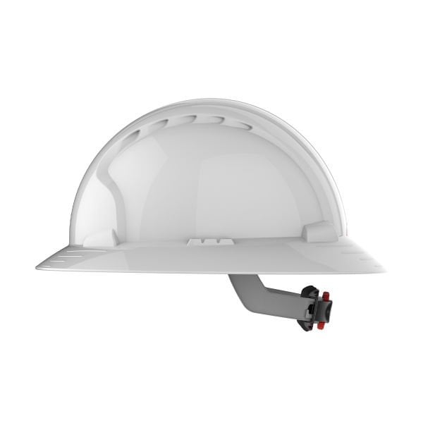 JSP EVO® 6100 Full Brim Venti̇lsi̇z Baret Beyaz