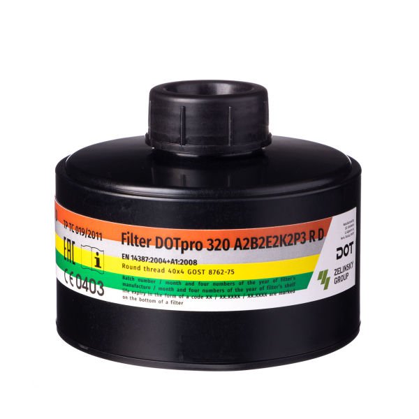 Zelinsky DOTpro 320 ABEK2P3RD Gaz Filtresi
